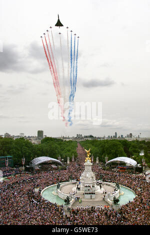 Image - du jubilé de la reine Elizabeth II Banque D'Images