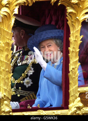 Image - du jubilé de la reine Elizabeth II Banque D'Images