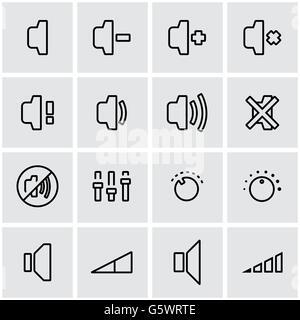 Ligne vectorielle le président icon set Illustration de Vecteur