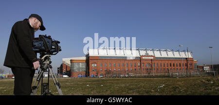 Ibrox Soccer - Vues générales Banque D'Images