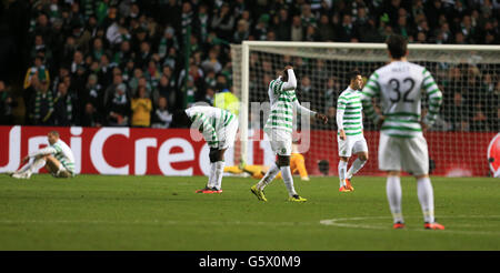 Football - Ligue des Champions de l'UEFA - Ronde de 16 - Première étape - Celtic v Juventus - Celtic Park Banque D'Images