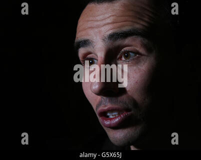 Football - Swansea City Media Day - Liberty Stadium.Leon Britton de Swansea City pendant la journée des médias au Liberty Stadium, à Swansea. Banque D'Images