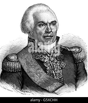Martin, Pierre, 29.1.1752 - 1820, amiral français, portrait, lithographie de Lemercier, XIXe siècle, Banque D'Images