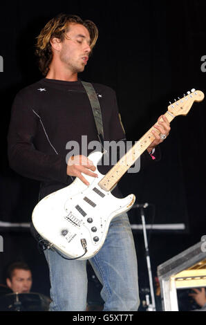 Glastonbury Festival 2002-Bush/Gavin Rossdale Banque D'Images