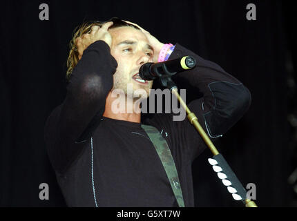 Glastonbury Festival 2002-Bush/Gavin Rossdale Banque D'Images