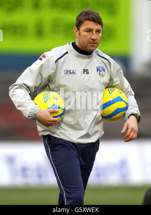 Football - FA Cup - 5e tour - Everton v Oldham Athletic - Boundary Park Banque D'Images