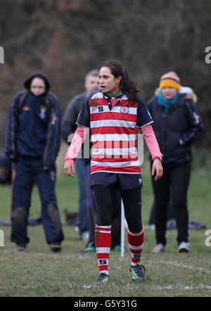 Rugby Union - Laura Wright Banque D'Images