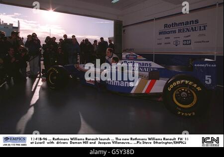 Motor Racing - Lancement Renault Williams Banque D'Images