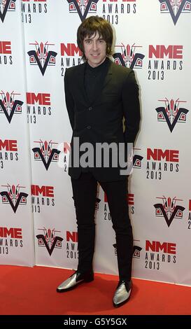 Prix NME 2013 - arrivées - Londres.Miles Kane arrivant pour les NME Awards 2013, au Troxy, Londres. Banque D'Images