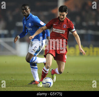 Soccer - npower Football League Championship - Peterborough United v Charlton Athletic - London Road Banque D'Images