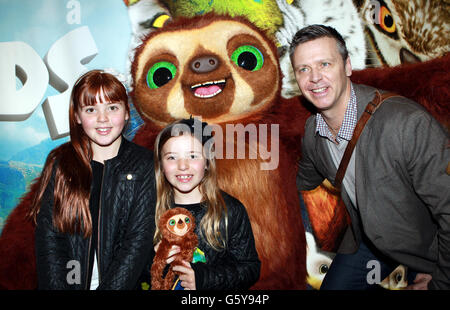 Les Croods Premiere - Londres Banque D'Images