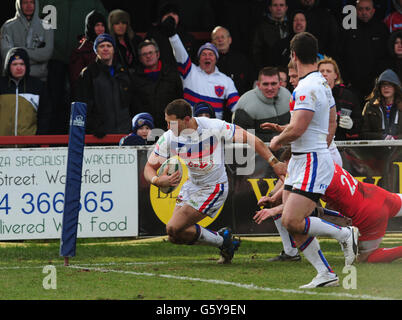 Ligue de Rugby - Super League - Wakefield Trinity Wildcats v Salford City Reds - Belle Vue Banque D'Images