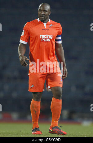 Millwall's Danny Shittu and Blackburn Rovers' Leon Best battle for the ball  Stock Photo - Alamy