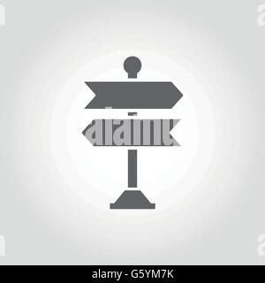 L'icône Panneau noir Vector Illustration de Vecteur