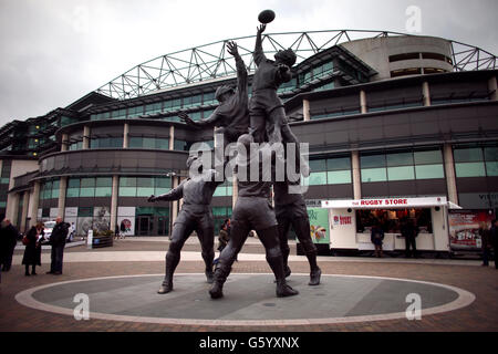 Rugby Union - RBS 6 Nations Championship 2013 - Angleterre / France - Twickenham Banque D'Images