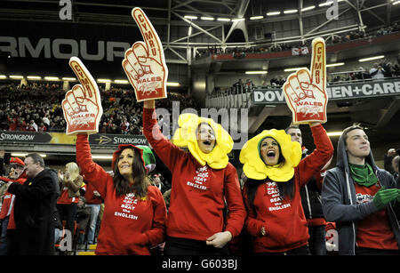 Rugby Union - RBS 6 Nations Championship 2013 - Pays de Galles v Angleterre - Millennium Stadium Banque D'Images