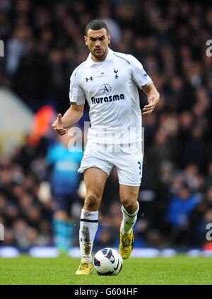 Football - Barclays Premier League - Tottenham Hotspur v Fulham - White Hart Lane. Steven Caulker, Tottenham Hotspur Banque D'Images