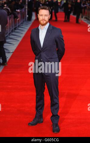 James McAvoy arrivant à la première mondiale de Trance, à l'Odeon West End, à Leicester Square, Londres. Banque D'Images