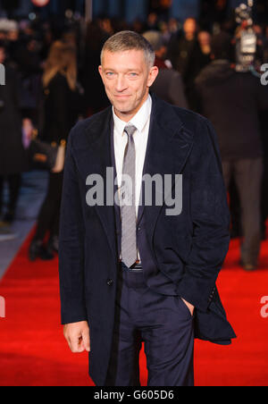 Trance World Premiere - Londres.Vincent Cassel arrive à la première mondiale de Trance, à l'Odeon West End, à Leicester Square, Londres. Banque D'Images