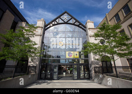 Old Quebec Street Mall Canada Guelph extérieur Banque D'Images