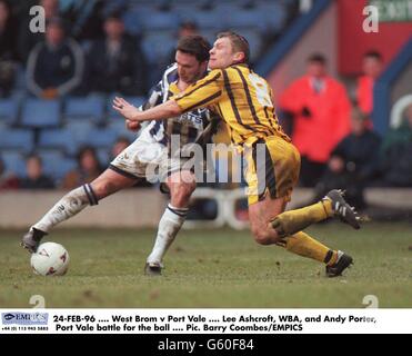 SOCCER - Finale de Coupe italienne Anglo Première étape .... Bromwich Albion blé v Port Vale Banque D'Images