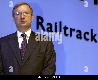 Geoffrey Howe - Railtrack Banque D'Images