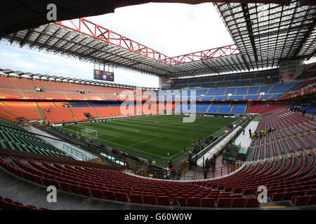 Vue générale sur le stade Giuseppe Meazza, stade de l'Inter Milan Banque D'Images