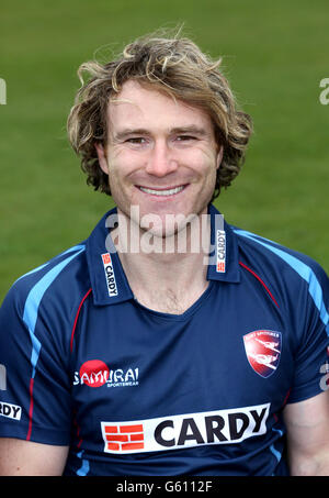 Cricket - 2014 Kent CCC Photocall - Terre du Saint-Laurent.Mike Powell, Kent County Cricket Club Banque D'Images