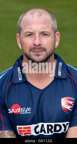 Cricket - 2014 Kent CCC Photocall - Terre du Saint-Laurent. Darren Stevens, Kent County Cricket Club Banque D'Images