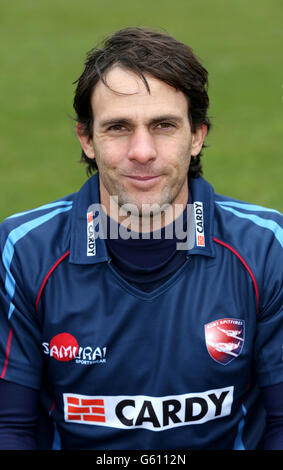 Cricket - 2014 Kent CCC Photocall - Terre du Saint-Laurent. Brendan Nash, club de cricket du comté de Kent Banque D'Images