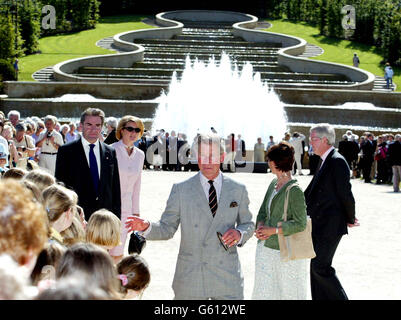 Le Prince Charles - Alnwick Gardens Banque D'Images