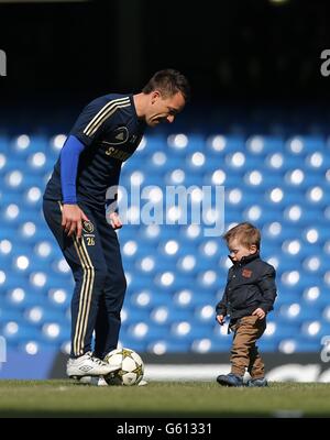 Football - FA Cup - quart de finale - Replay - Chelsea / Manchester United - Stamford Bridge. John Terry, Chelsea Banque D'Images