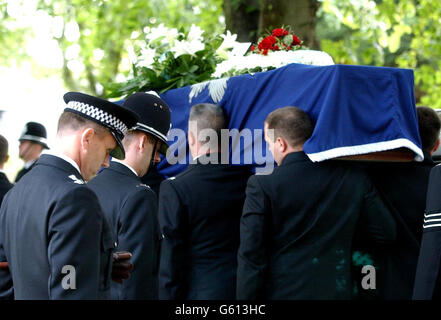 Andrew PC Munn funeral Banque D'Images