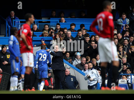 Football - Coupe de France - Quart de finale - Replay - Chelsea v Manchester United - Loftus Road Banque D'Images