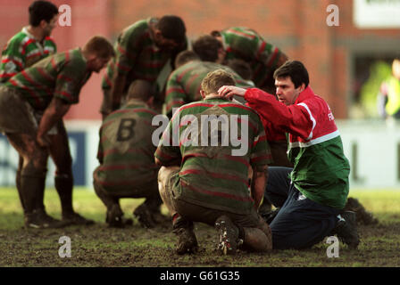 Rugby Union, Pilkington Cup, quart-de-finale, les Leicester Tigers v Harlequins Banque D'Images