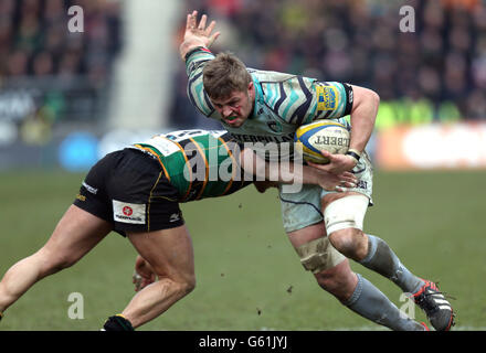 Rugby Union - Aviva Premiership - Northampton Saints v Leicester - Franklin's Gardens Banque D'Images