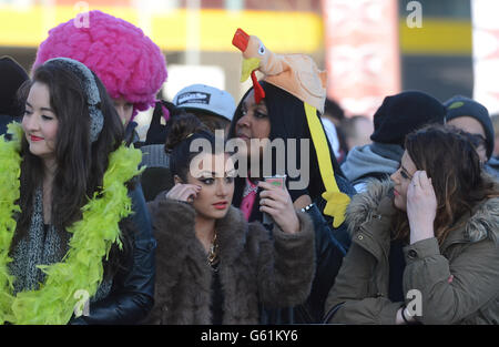 X Factor auditions - Londres Banque D'Images