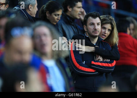 Football - Ligue des Champions - Quart de finale - deuxième manche - Barelona v Paris Saint Germain - Nou Camp Banque D'Images
