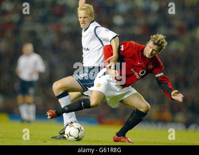 Man United V Bolton Frandsen Banque D'Images