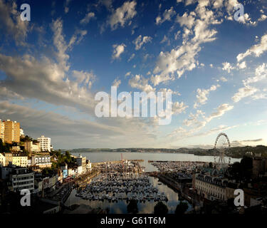 Go - DEVON : le port de Torquay Banque D'Images