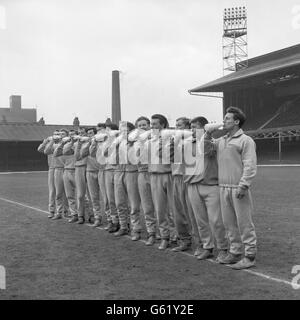 Soccer - Finale de la FA Cup l'accumulation d'avant-match - Leicester City Photocall - Filbert Street Banque D'Images