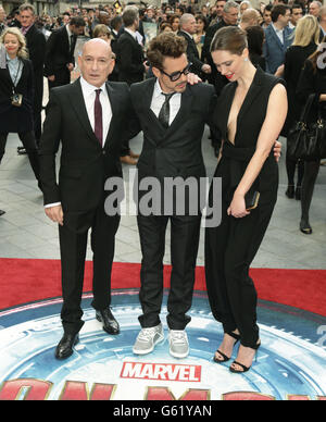 Iron Man 3 - Premiere Londres Banque D'Images