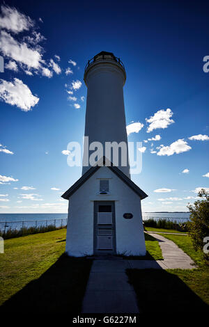 Phare dans la région des Mille-Îles Banque D'Images