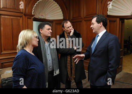 Visites Osborne Cardiff Banque D'Images