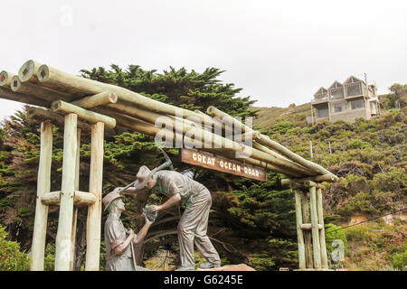 Great Ocean Road sign Banque D'Images