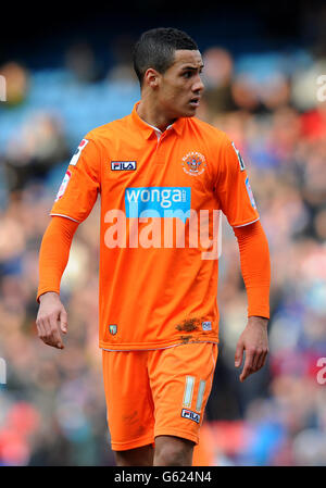 Football - championnat de la npower football League - Blackburn Rovers / Blackpool - Ewood Park. Thomas Ince, Blackpool Banque D'Images
