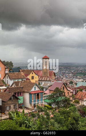 Vue d'Antananarivo à Madagascar Banque D'Images