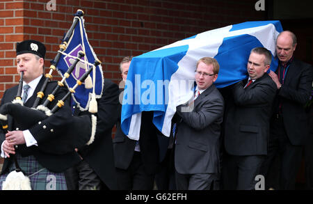 MSP Brian Adam funeral Banque D'Images