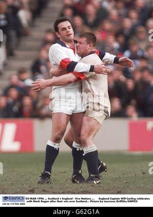 RUGBY UNION - cinq Nations championnats - Ecosse v Angleterre Banque D'Images