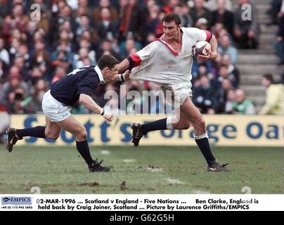 RUGBY UNION - cinq Nations championnats - Ecosse v Angleterre Banque D'Images